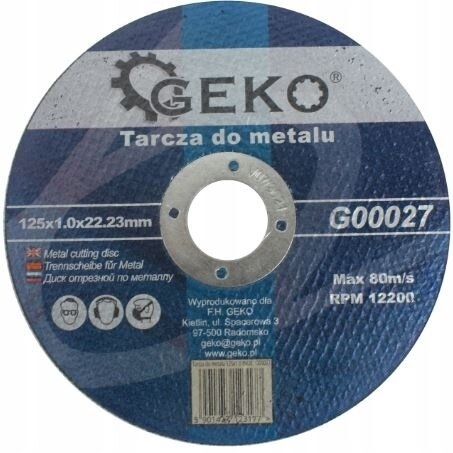 Pjovimo diskas metalui | 125x1.0x22,23 (SK00027)