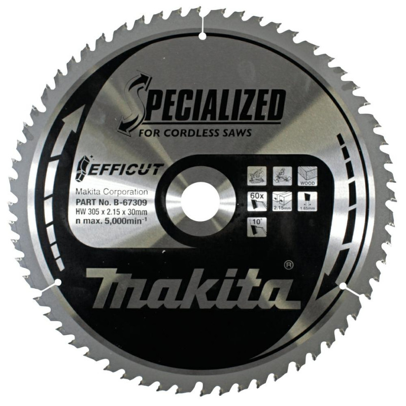 B-67309 MAKITA pjūklo diskas 305x30x 60z EFFICUT