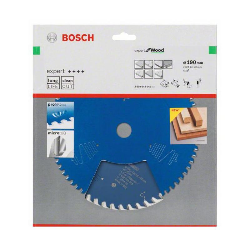 2608644045 BOSCH EXP.WOOD pjūklo diskas 190x20x48z