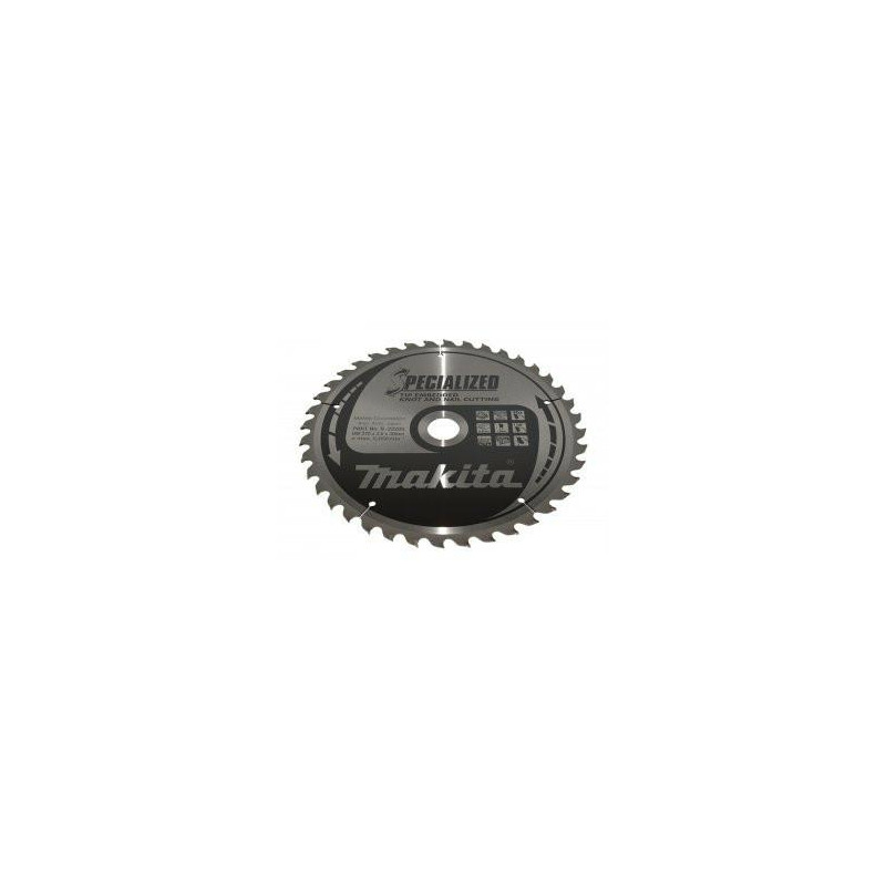 B-33205 MAKITA pjūklo diskas 270x30x40z SPECIALIZUOTA MEDIENA (SU RIEŠUTUKAIS IR PAVIRŠIAIS)