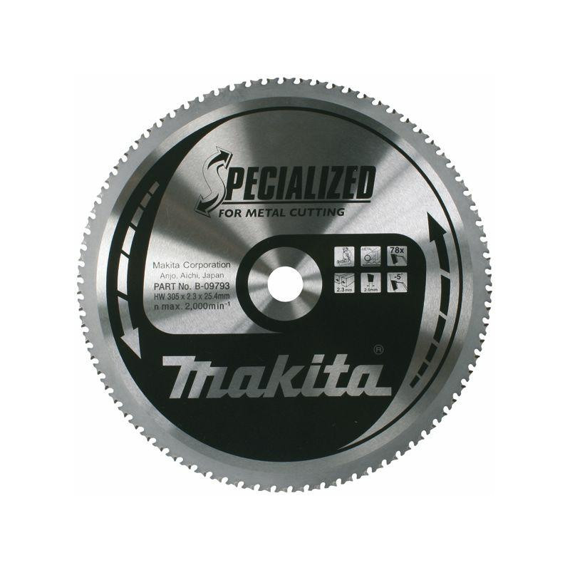 B-33467 MAKITA pjūklo diskas 305x25.4x78z SPECIALIZUOTAS plonas diskas