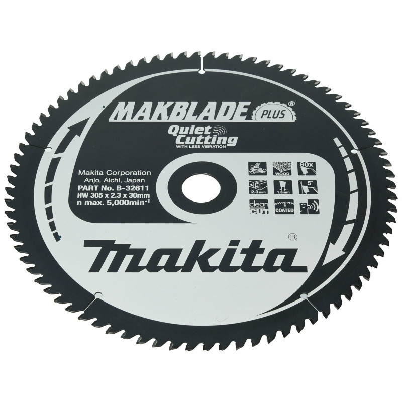 B-32611 MAKITA pjūklo diskas 305x30x80z MAKBLADE PLUS TREE