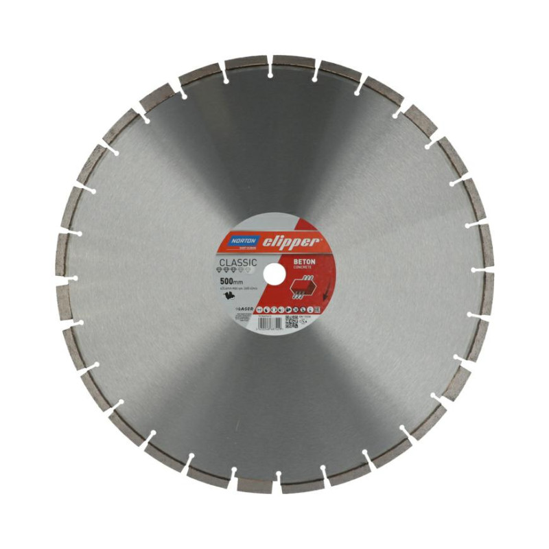 70184694416 NORTON D.UNIVERSAL 500mm CLIPPER CLASSIC BETON 25,4 mm diskas