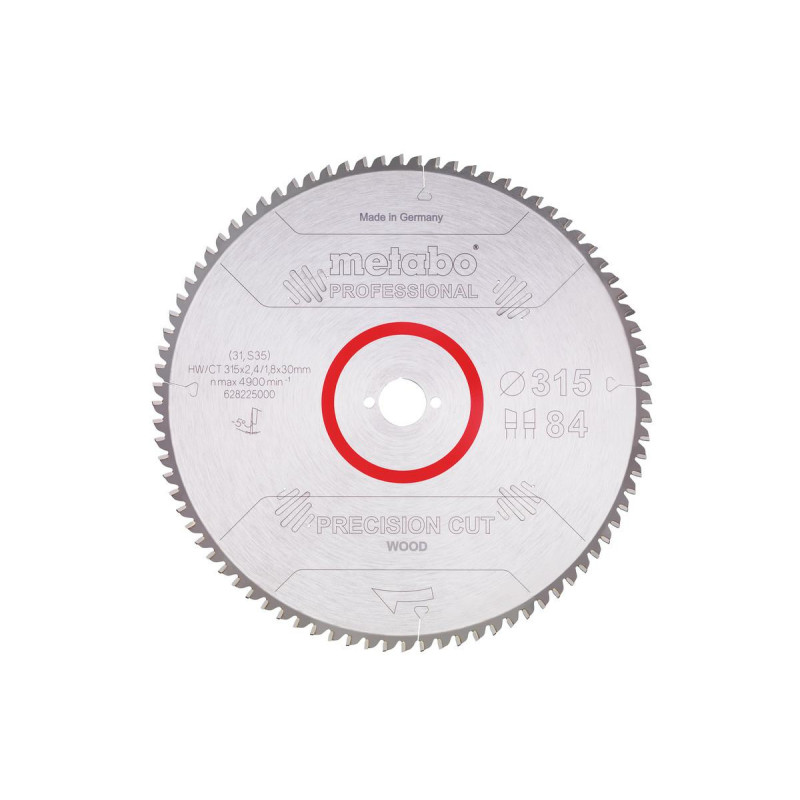 628225000 METABO diskinis pjūklas HW/CT 315x30x84Z ...