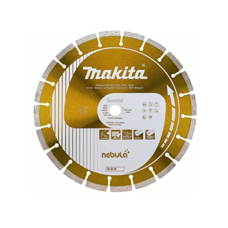 B-54031 MAKITA DIAMOND TARGET 300 mm SEGMENTINIS NEBULA
