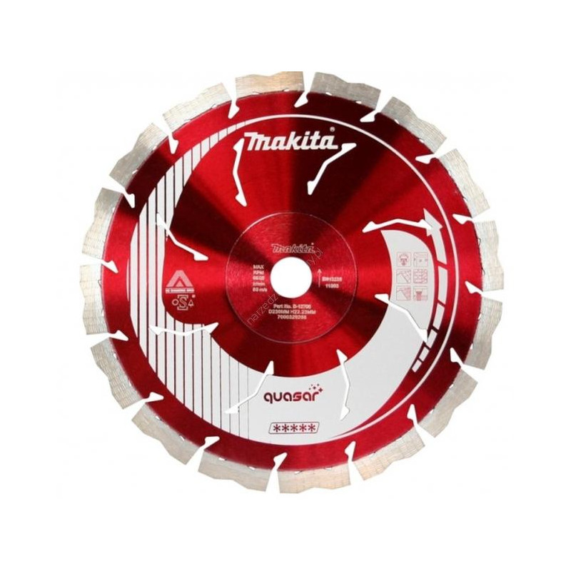 B-12706 DIAMOND TARGET 230mm SEGMENT QUASAR COOL
