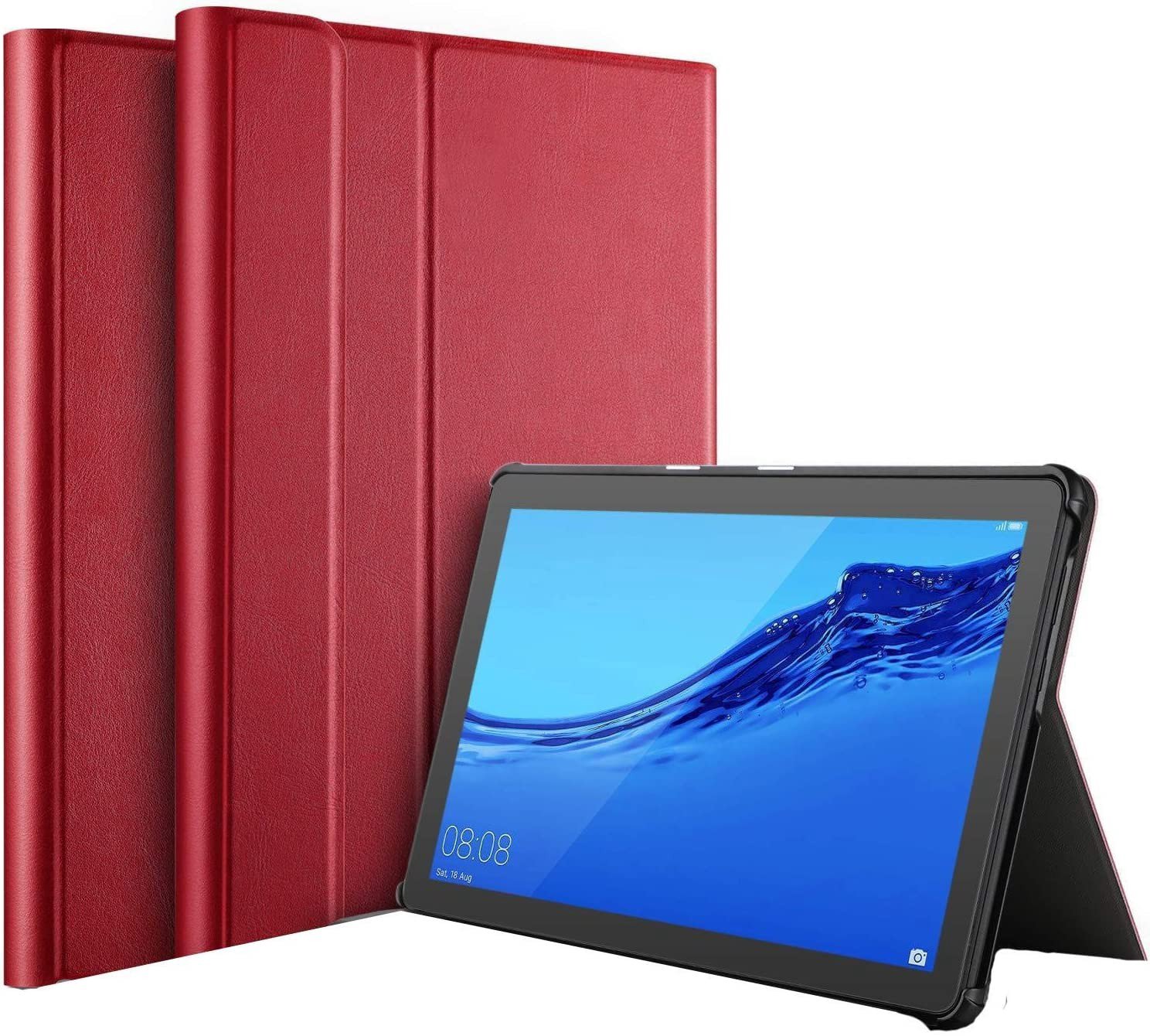 Dėklas Folio Cover Samsung X110/X115 Tab A9 8.7 raudonas