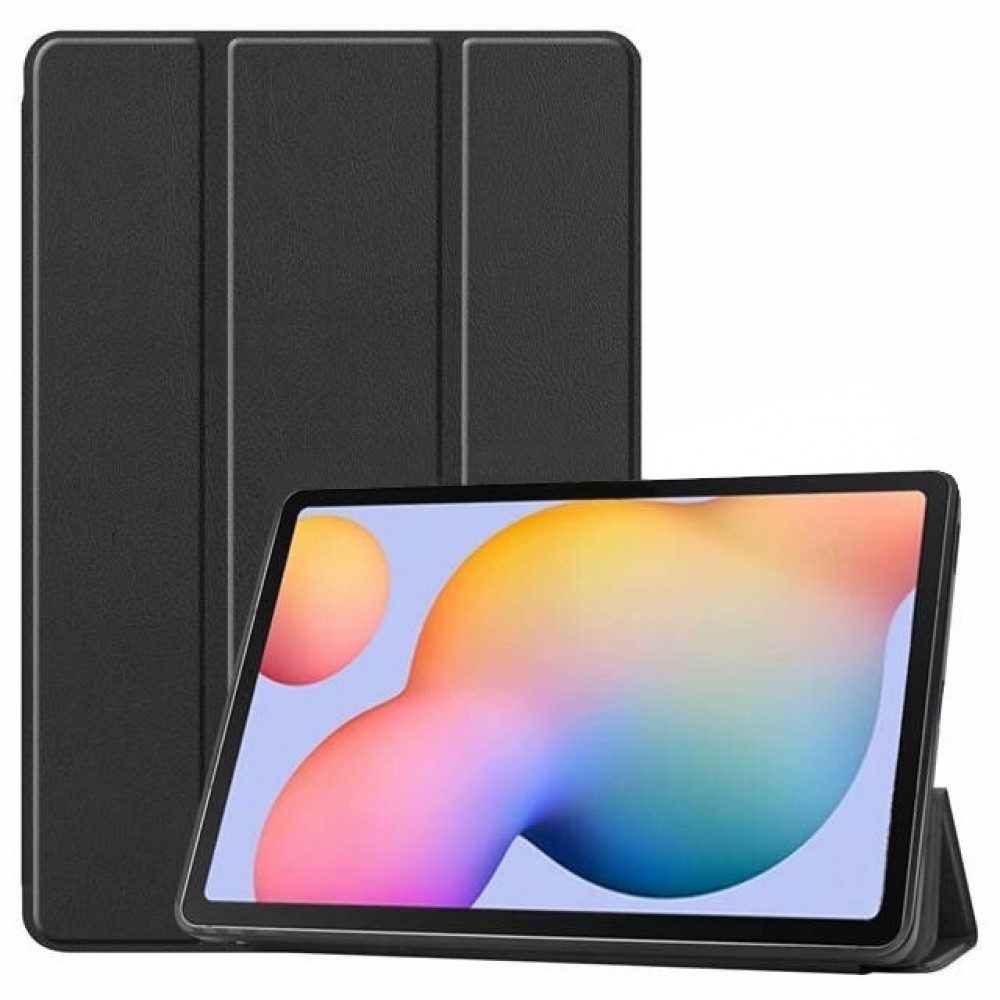 Juodas atverčiamas dėklas "Smart Leather" planšetei Lenovo Tab P11 11.0