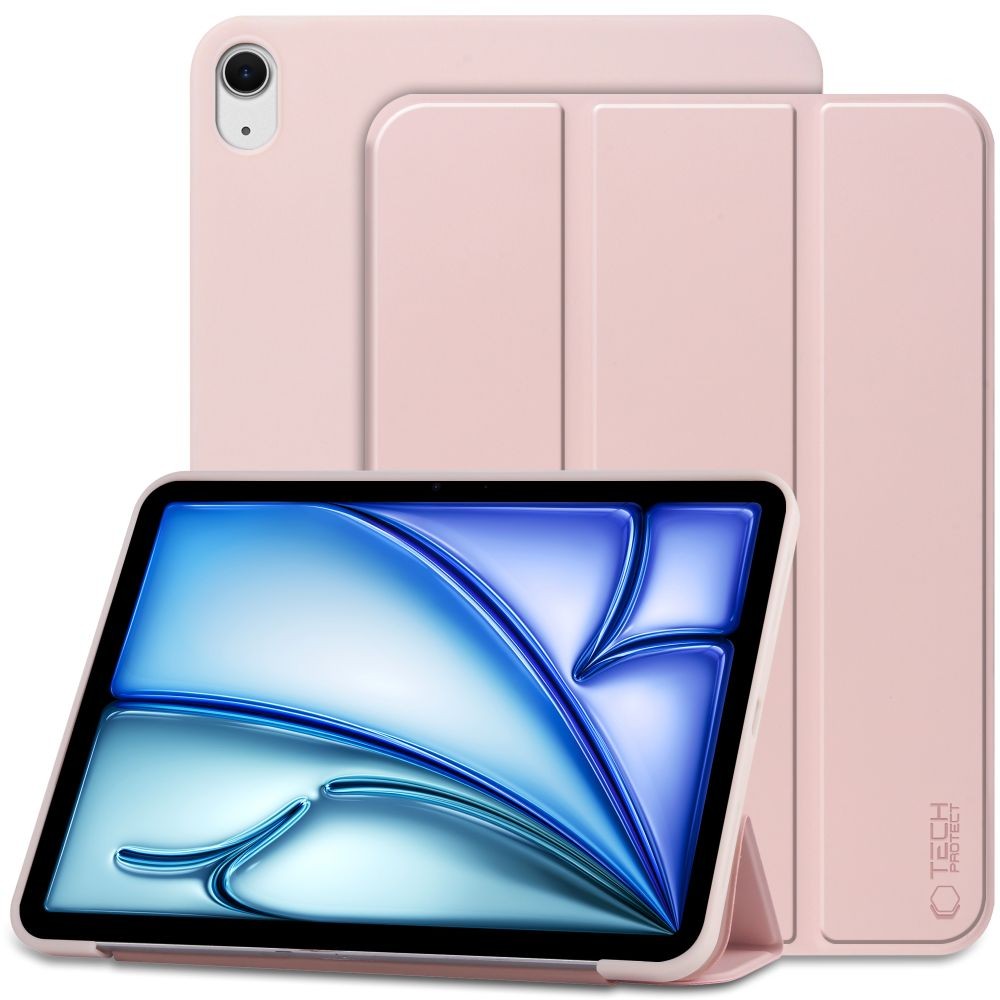 Rožinis atverčiamas dėklas ''Tech-Protect Smartcase'' skirtas iPad Air 10.9 4 / 5 / 2020-2022 / 11 6 / 2024