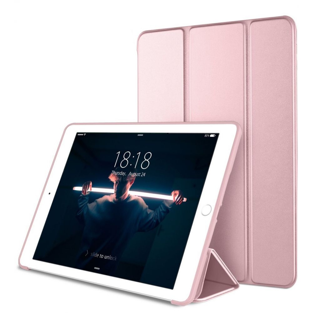 Rožinis atverčiamas dėklas Tech-Protect "Smartcase" planšetei Apple IPAD 9.7 2017/2018