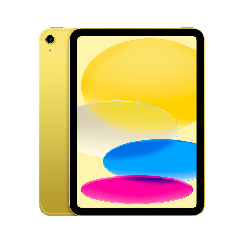 iPad 10.9", Wi-Fi + Cellular, 256GB, Yellow (2022) - MCMQ4HC/A