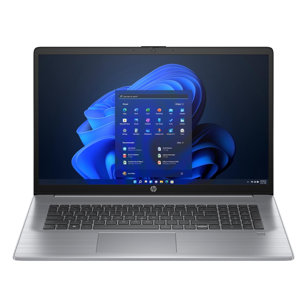 HP 470 G10 17.3" Full HD AG 300nits, Intel&#xAE; Core&#x2122; i5-1335U, 16GB, 512GB PCIe&#xAE; NVMe&#x2122; SSD, Intel&#xAE; Iris&#xAE; X&#x1D49; Graphics, Wifi&#xAE;, Bluetooth&#xAE;, Fingerprint, Backlite, Windows 11 Pro su 36 m&#x117;n. garantija