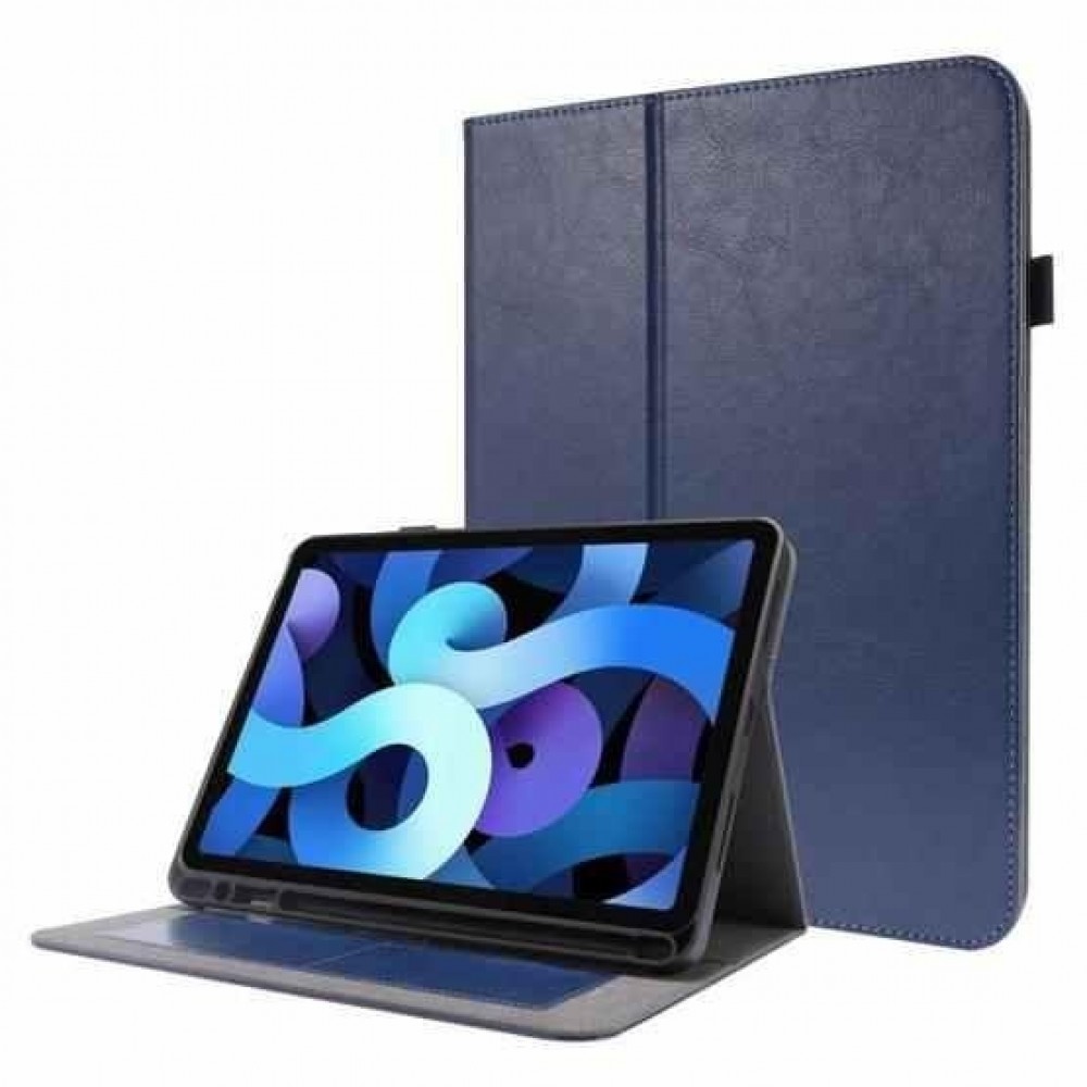 Mėlynas atverčiamas dėklas "Folding Leather" planšetei Samsung Galaxy Tab A8 10.5 2021 X200 / X205