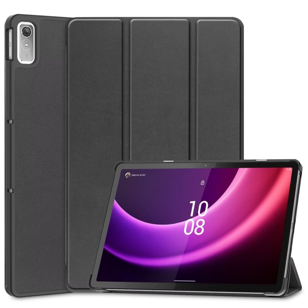 Juodas atverčiamas dėklas Tech-Protect "Smartcase" planšetei Lenovo TAB P11 11.5 2ND GEN TB-350