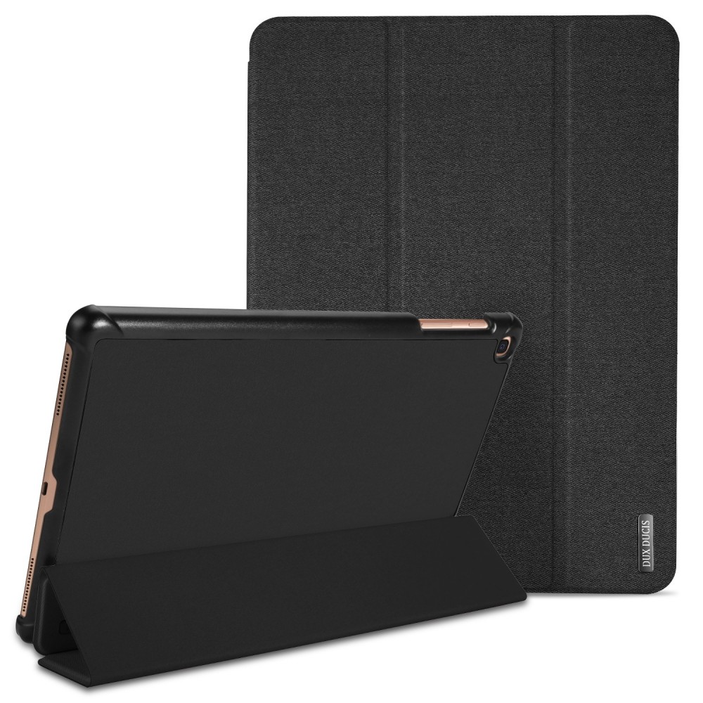 Juodas dėklas Dux Ducis "Domo" planšetei Lenovo Tab M10 Plus 3rd Gen TB125FU / TB128FU / TB128XU 10.6