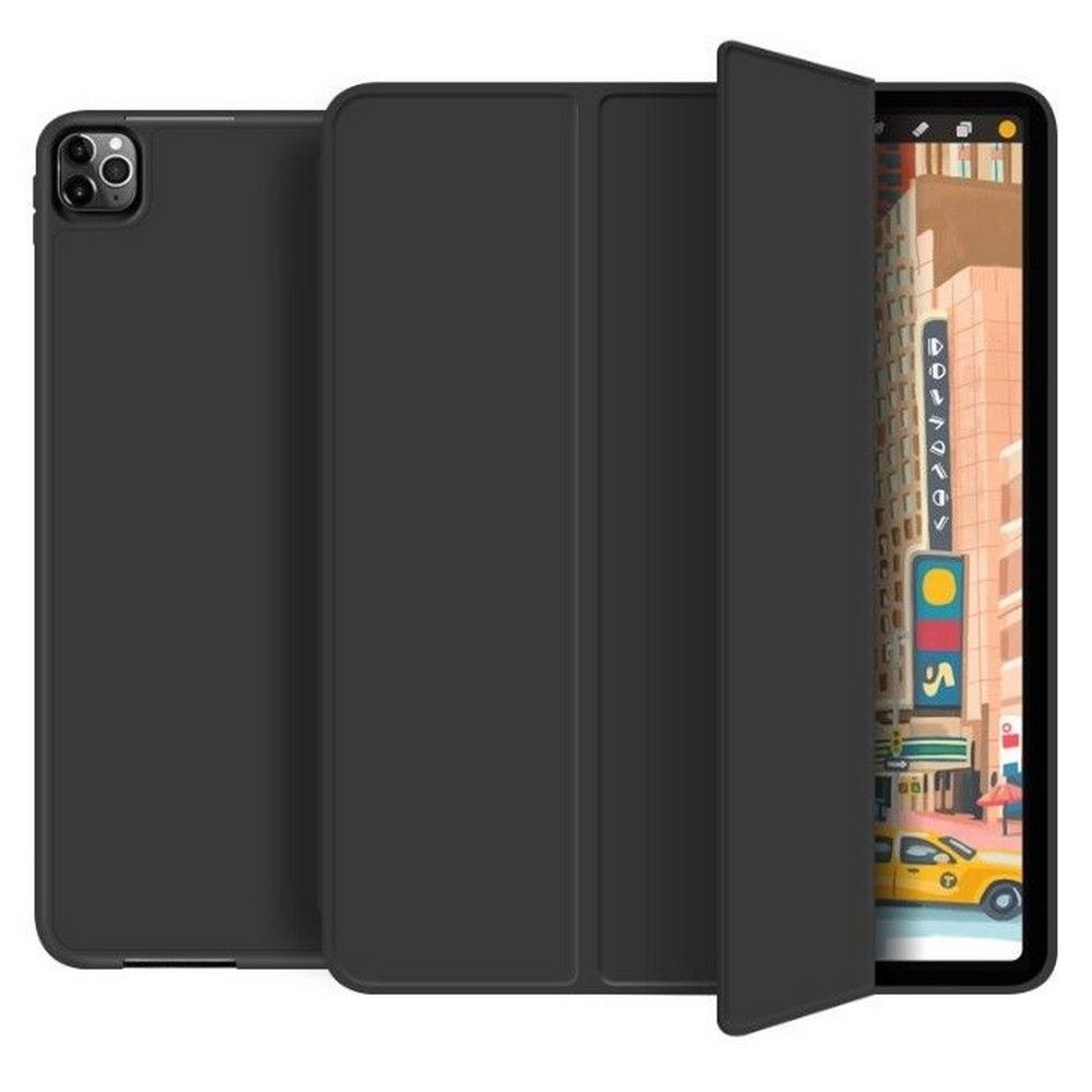Juodas atverčiamas dėklas Tech-Protect "SC Pen" planšetei Apple iPad Air 10.9 4 / 5 / 2020-2022 / 11 6 / 2024