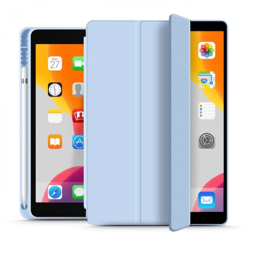 Melsvas dėklas Ipad "Tech-Protect SC Pen" planšetei iPad 10.2 2019 / 2020 / 2021