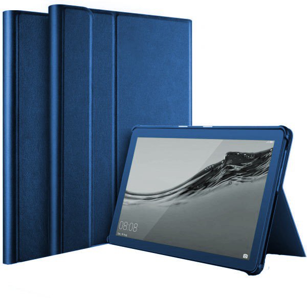 Dėklas Folio Cover Samsung X110/X115 Tab A9 8.7 tamsiai mėlynas