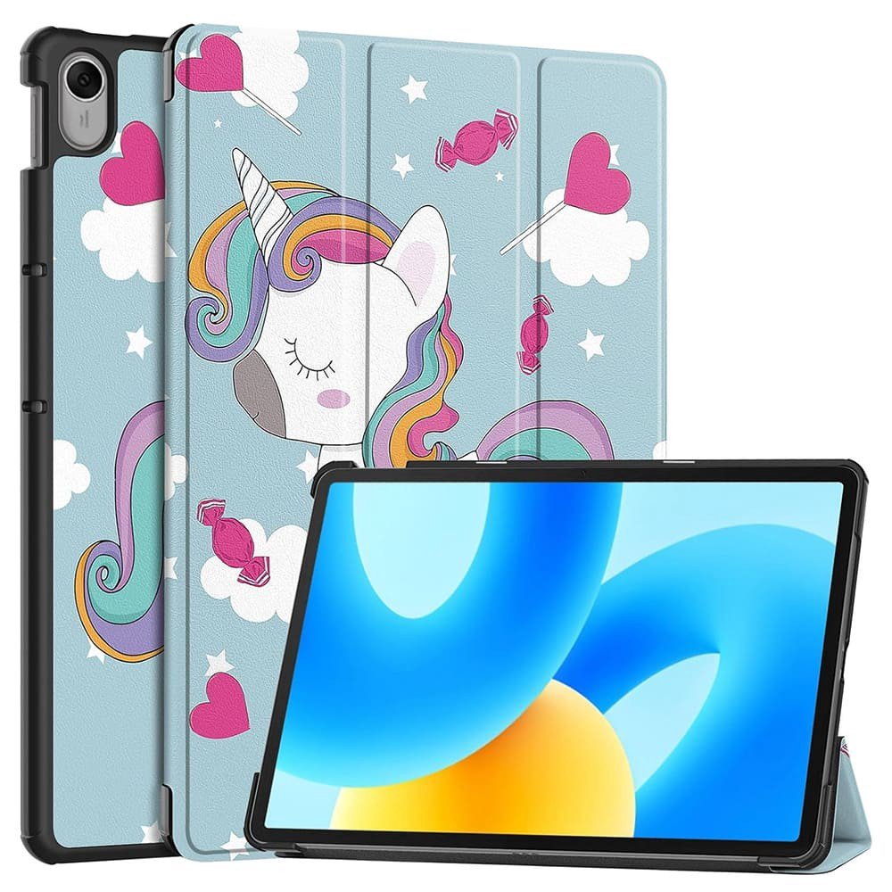 Dėklas Reach Smart Leather Samsung X210/X215/X216 Tab A9 Plus 11.0 unicorn