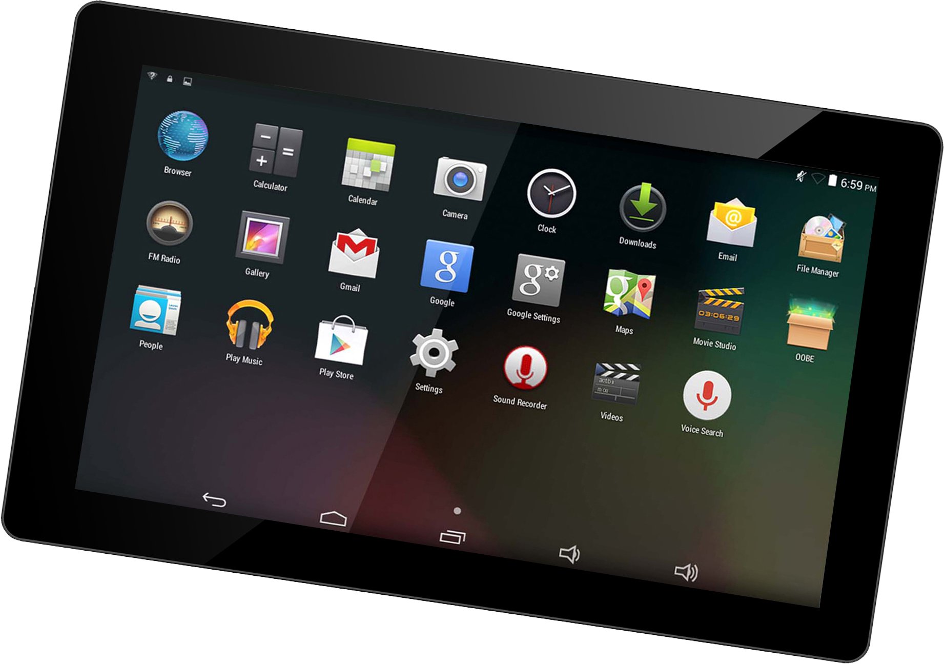 Planšetinis kompiuteris DENVER TAQ-90083BLACK9/16GB/1GB/WI-FI/ANDROID8.1