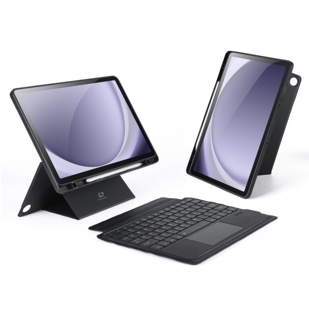 Juodas dėklas su klaviatūra "Dux Ducis DK" planšetei Apple iPad 10.9 2022