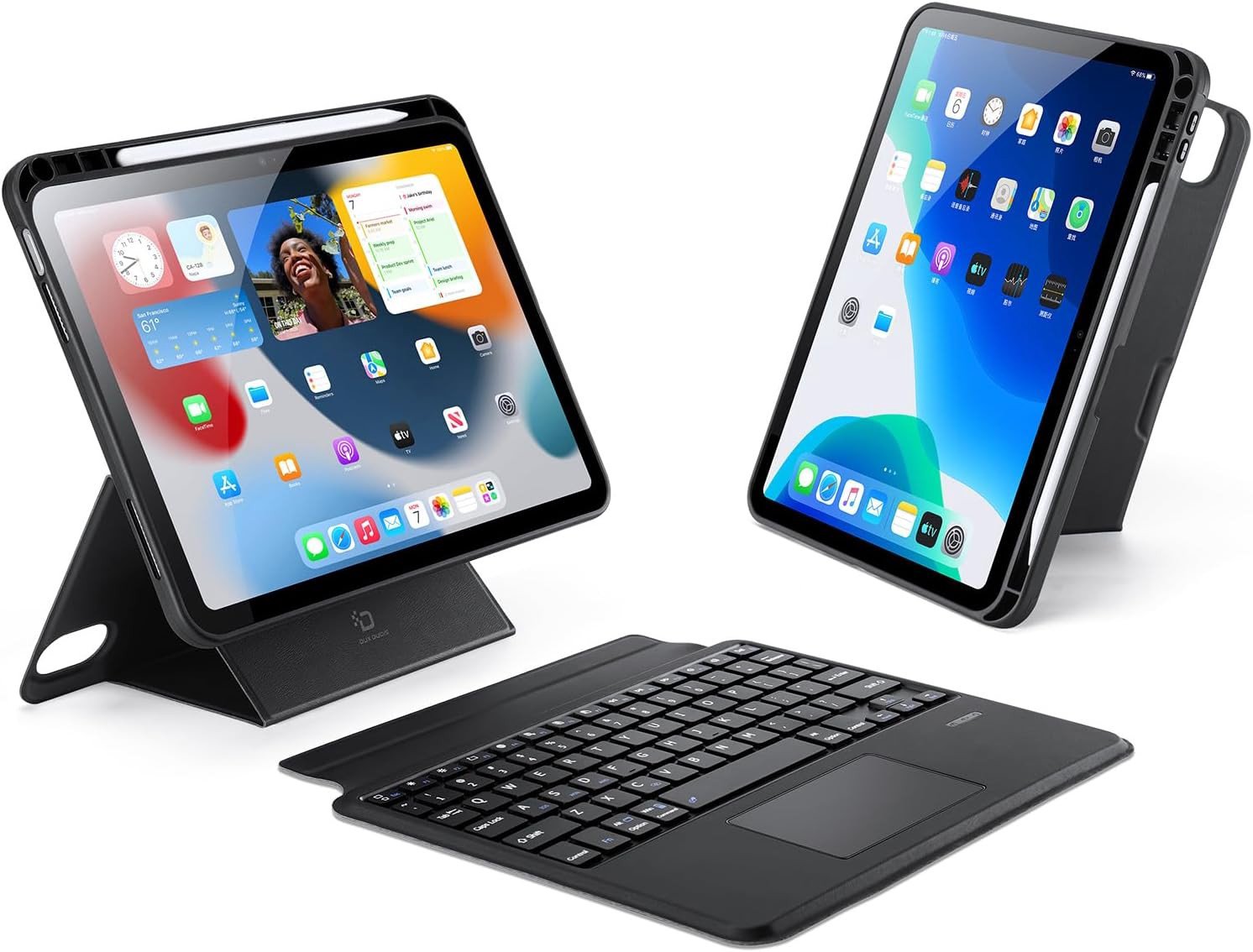 Dėklas su klaviatūra Dux Ducis DK Apple iPad Air 13 2024/iPad Air 13 2025/iPad Pro 12.9