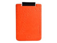 Dėklas POCKETBOOK skaitklei  515, V flip, oranžinis