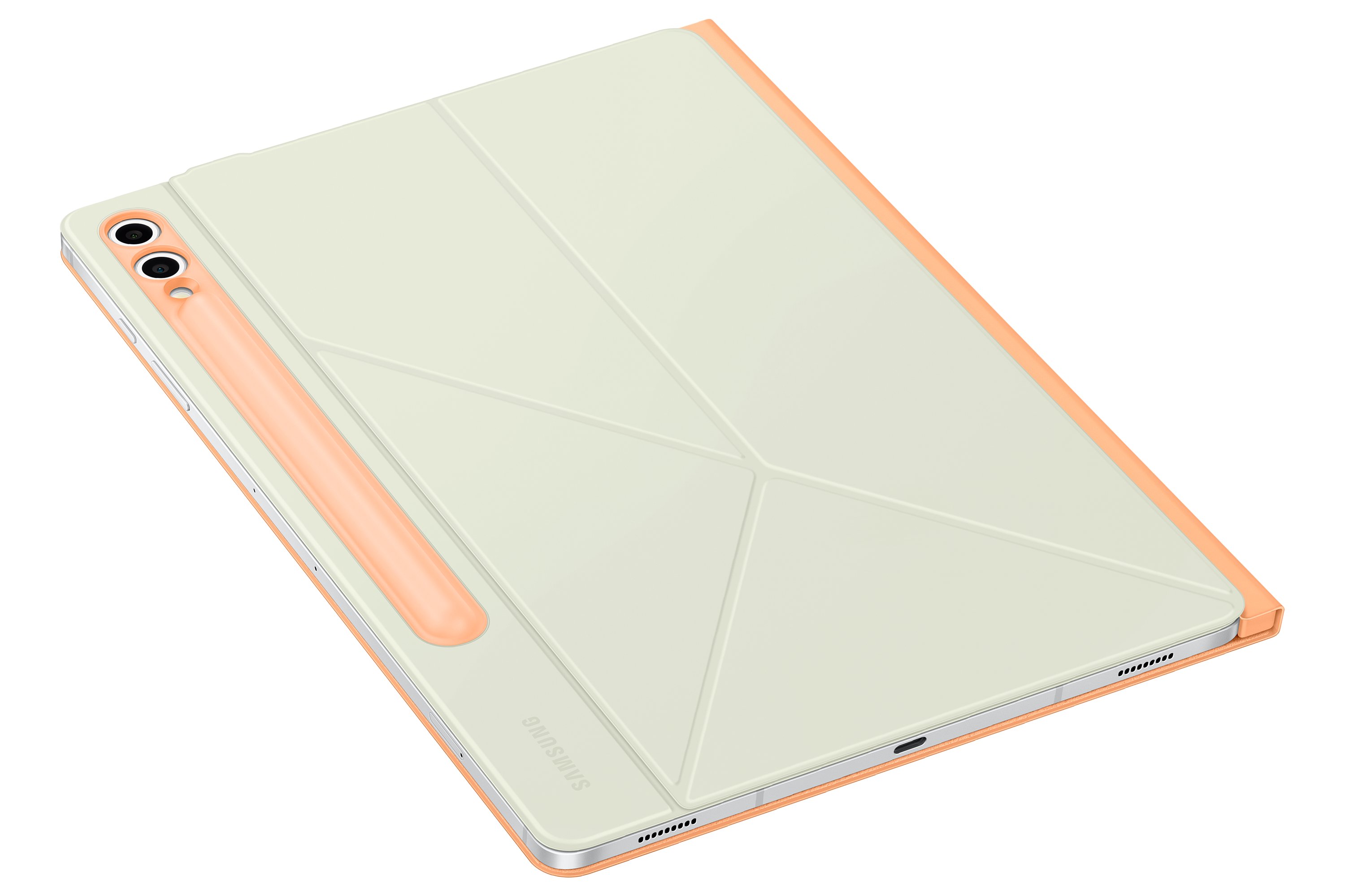 BX810POE Smart Book Cover Samsung Galaxy S10+/Tab S9+/S9FE+, Orange