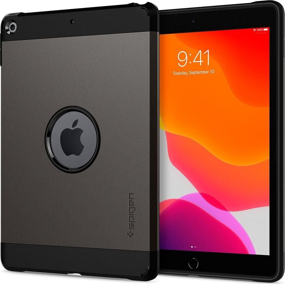 Tablet case Spigen Spigen Tough Armor for iPad 10.2 (2019) gun metal