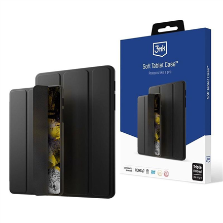 Dėklas  3MK  Soft Tablet Case for iPad 10.9" 10th Gen  Cover  Black