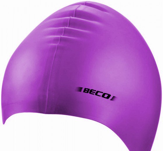 Kepuraitė plauk. unisex silikon. BECO 7390 77 lilac