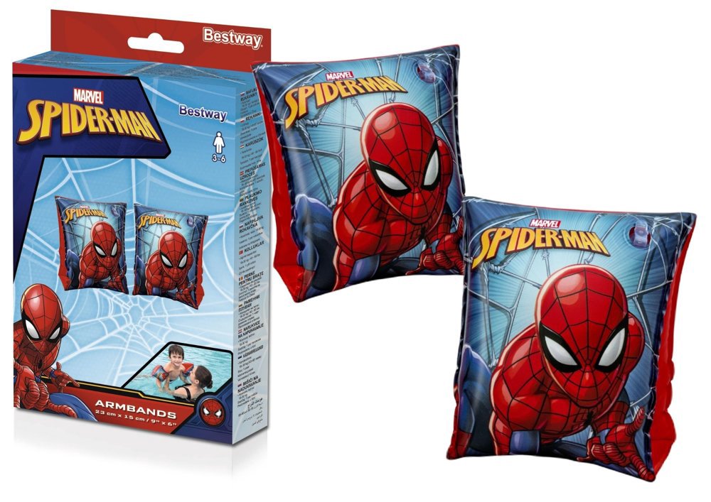 Pripučiamos rankovės plaukimui Spider Man Bestway, 23x15