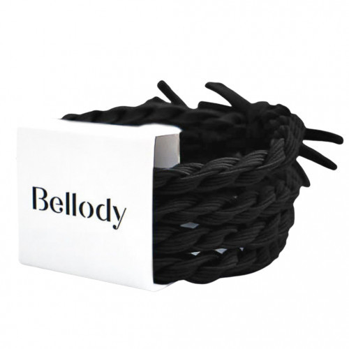 Bellody Original Hair Ties Plaukų gumytės, Classic Black