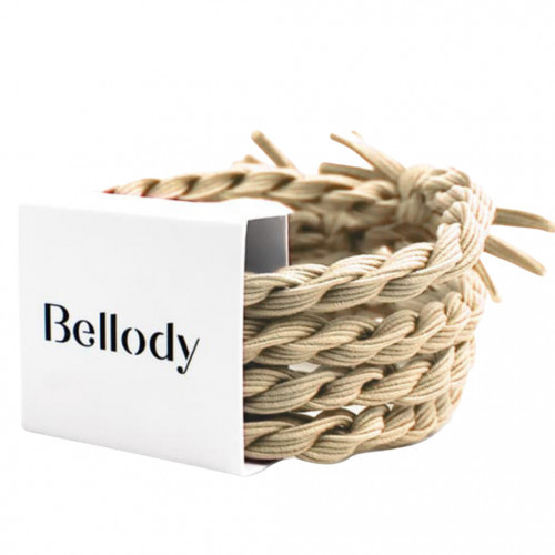 Bellody Original Hair Ties Plaukų gumytės, Champagne Beige