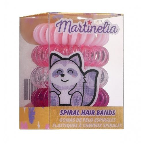 Martinelia Spiral Hair Bands Plaukų gumytės vaiksms, Orange