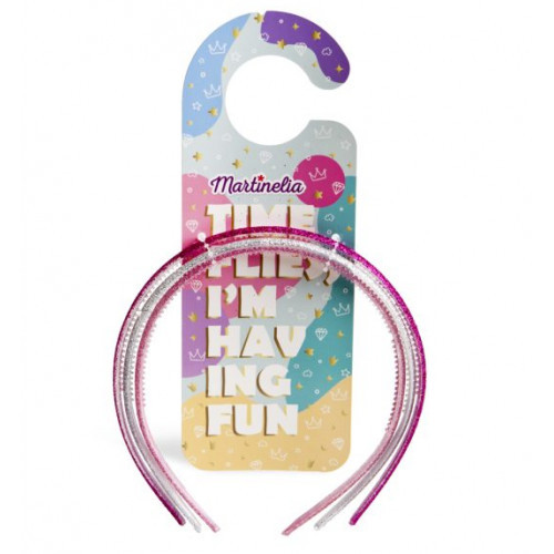 Martinelia Time Flies, I'm Having Fun Hairbands Plaukų lankeliai mergaitėms, 4 vnt.