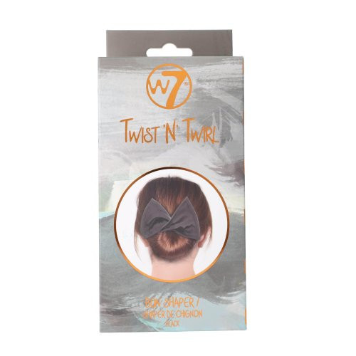 W7 Cosmetics Twist 'N' Twirl Bun Shaper Plaukų priemonė kuodui surišti, Black