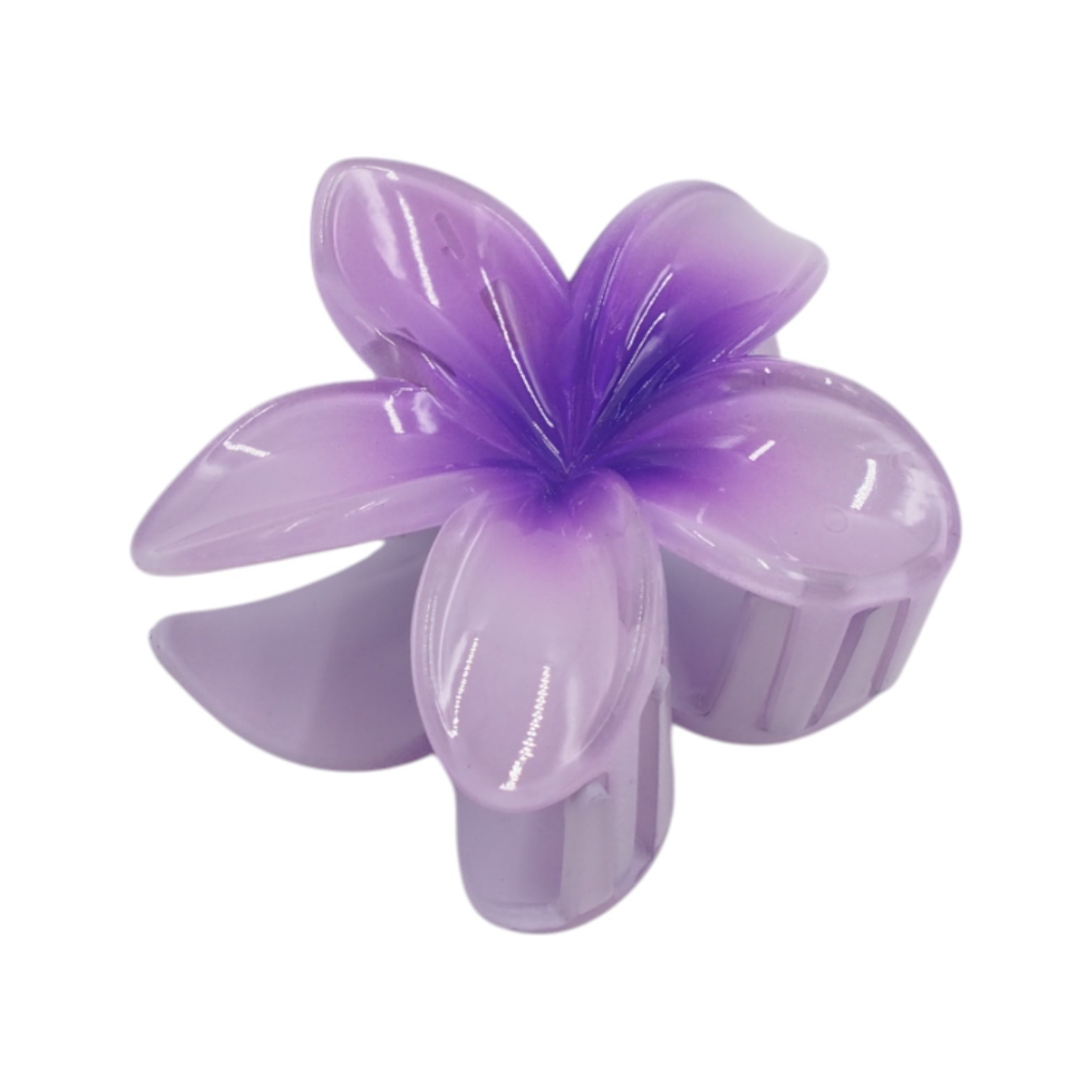 Plaukų segtukas „Gėlė“ – violetinės spalvos