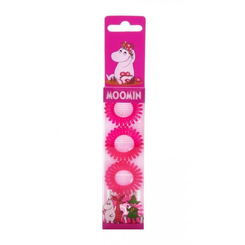 MOOMIN Hair Ring Pink Plaukų gumytės, 4vnt