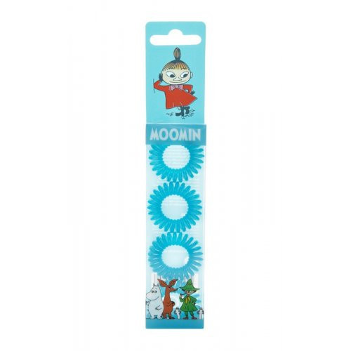 MOOMIN Hair Ring Blue Plaukų gumytės, 4vnt