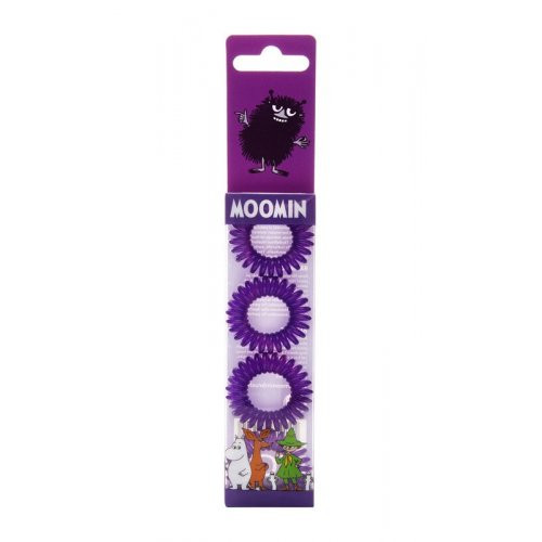 MOOMIN Hair Ring Purple Plaukų gumytės, 4vnt