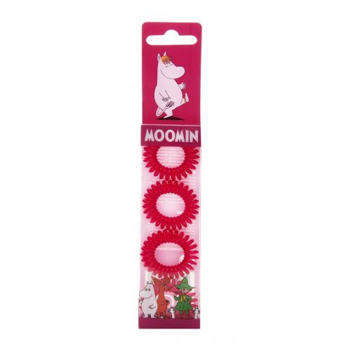 MOOMIN Hair Ring Red Plaukų gumytės, 4vnt