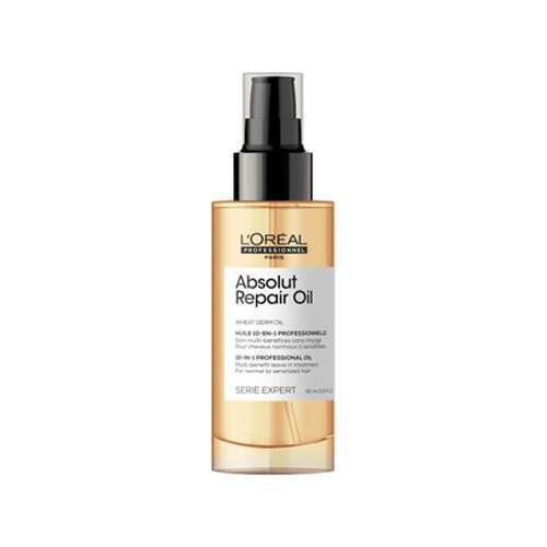 Apsauginis pažeistų plaukų aliejus LOréal Professionnel Absolut Repair 10-in-1 Oil 90ml