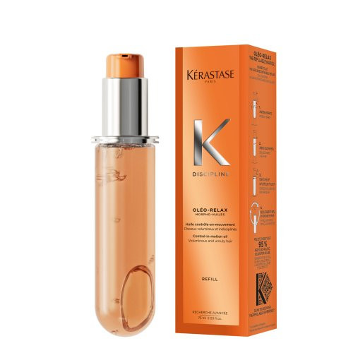 Kérastase Discipline L'Huile Oleo-Relax Pakartotinai papildomas plaukų aliejus, 75ml Refill