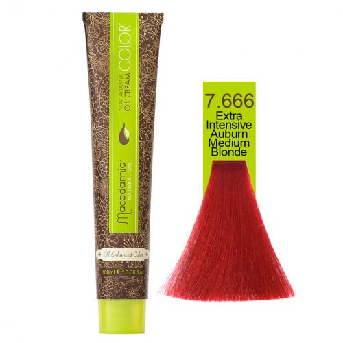 Macadamia oil cream color kreminiai plaukų dažai, 100ml, sp.7.666 MAM8046