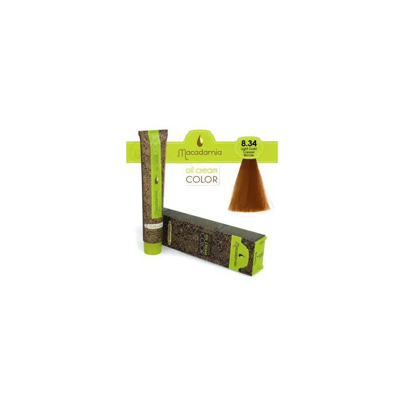 Macadamia oil cream color kreminiai plaukų dažai, 100ml, sp.8.34 MAM8042