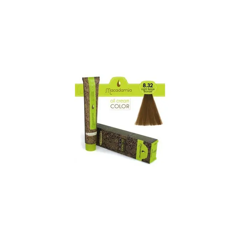 Macadamia oil cream color kreminiai plaukų dažai, 100ml, sp.8.32 MAM8030