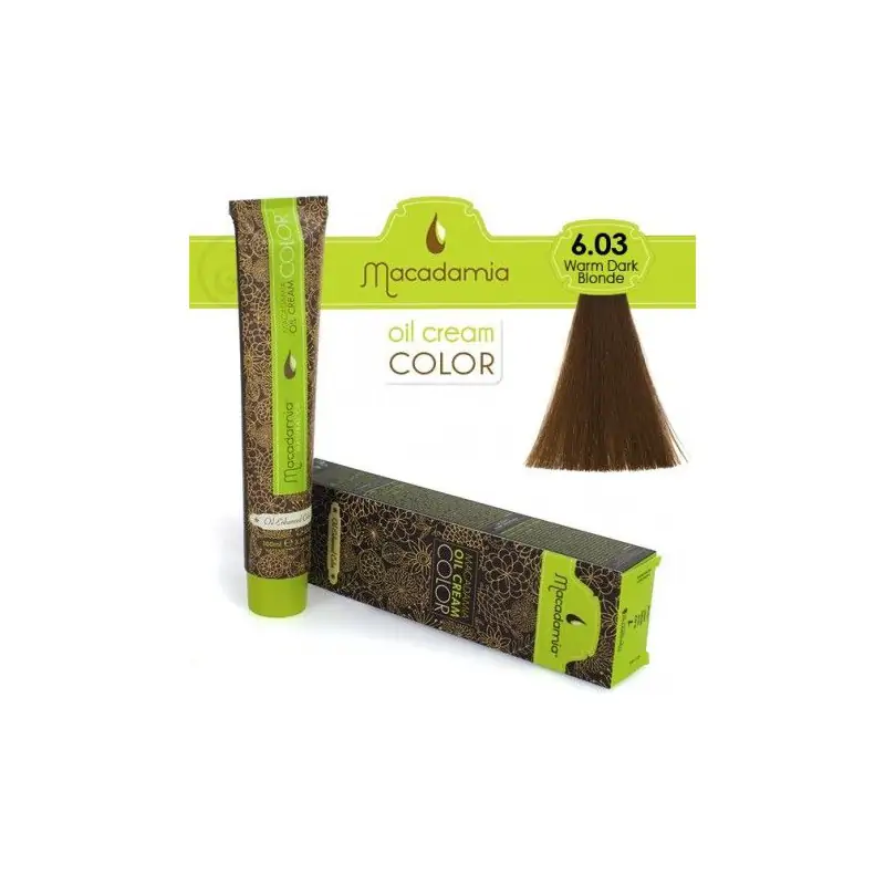 Macadamia oil cream color kreminiai plaukų dažai, 100ml, sp.6.03 MAM8016