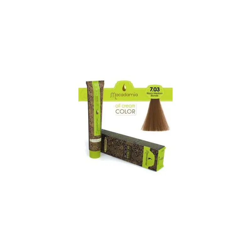Macadamia oil cream color kreminiai plaukų dažai, 100ml, sp.7.03 MAM8017