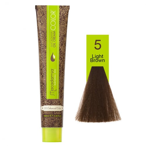 Macadamia oil cream color kreminiai plaukų dažai, 100ml, sp.5.0 MAM8005